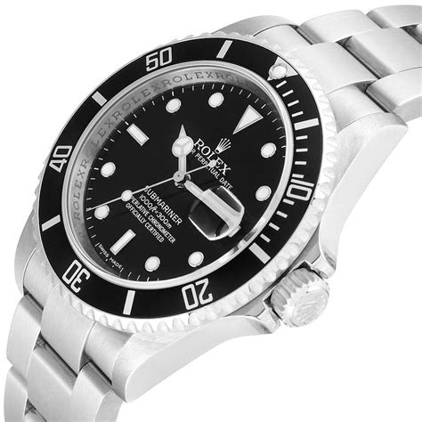 rolex submariner 40 stainless steel automatic mens watch 16610 unworn|Rolex Submariner 16610 price.